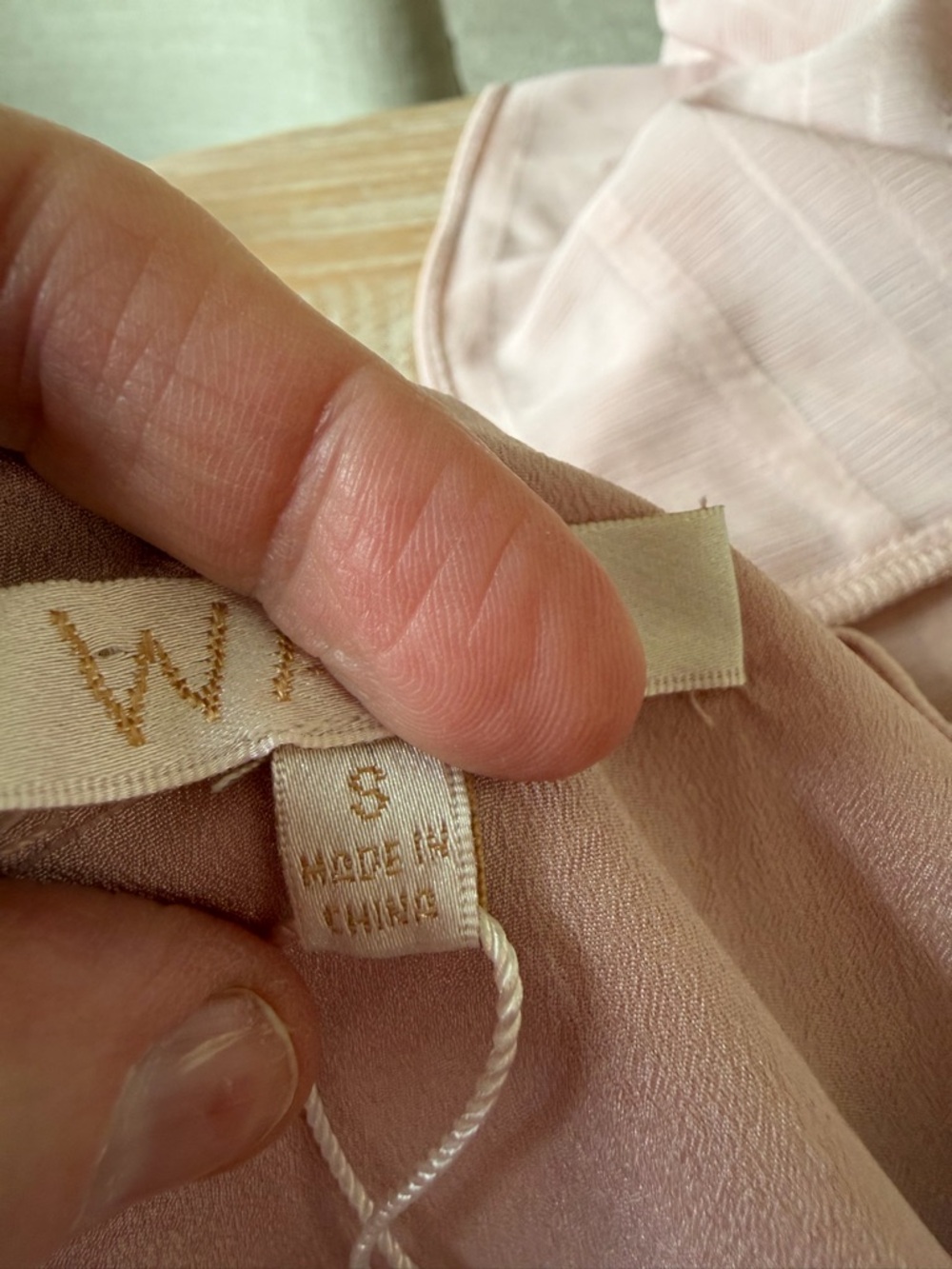 Wayf Blush Off-Shoulder Ruffle Wrap Mini Dress - Picture 6 of 6